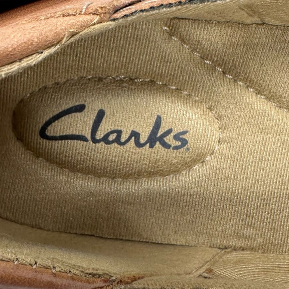 Clark’s Ashland India Tan Women’s Brown Leather Slip on Flats - Picture 15 of 16